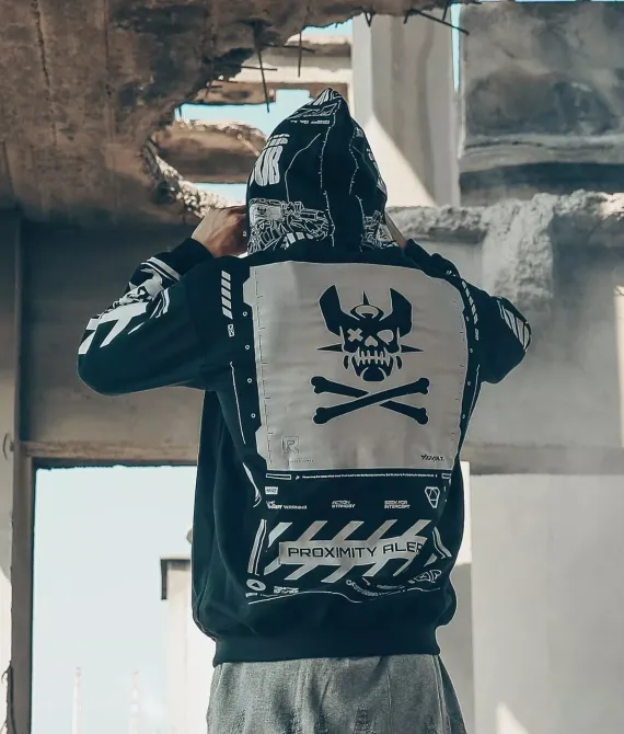 Худи, черная толстовка мужская, свитшот 2711253833 размер 50 Днепр - изображение 1