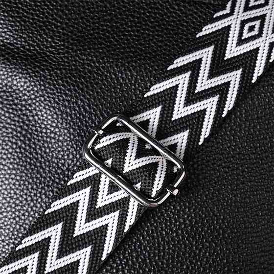 Жіноча сумка на плече з якісної натуральної шкіри Vintage 22914 Чорний Київ