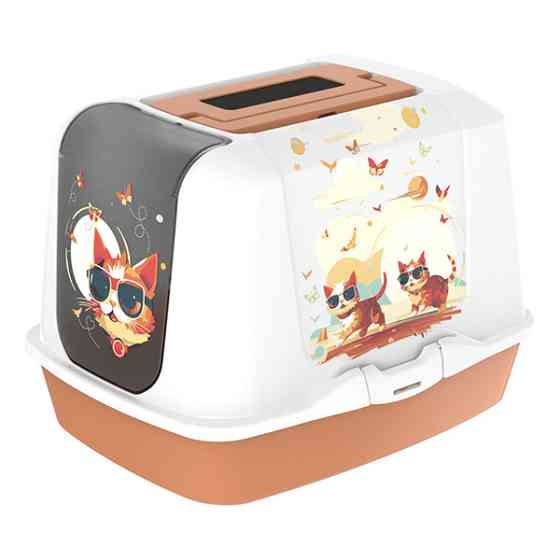 Moderna Trendy Cat Indy&Louise МОДЕРНА ІНДІ та ЛУЇЗА закритий туалет для котів Київ