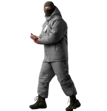 Зимовий чоловічий костюм Oblivion (куртка та штани) Level 7 Сірий (розмір L-XL) Вінниця