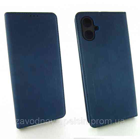 Чехол книжка Samsung A06 A065 Защита камеры (синий) Одесса
