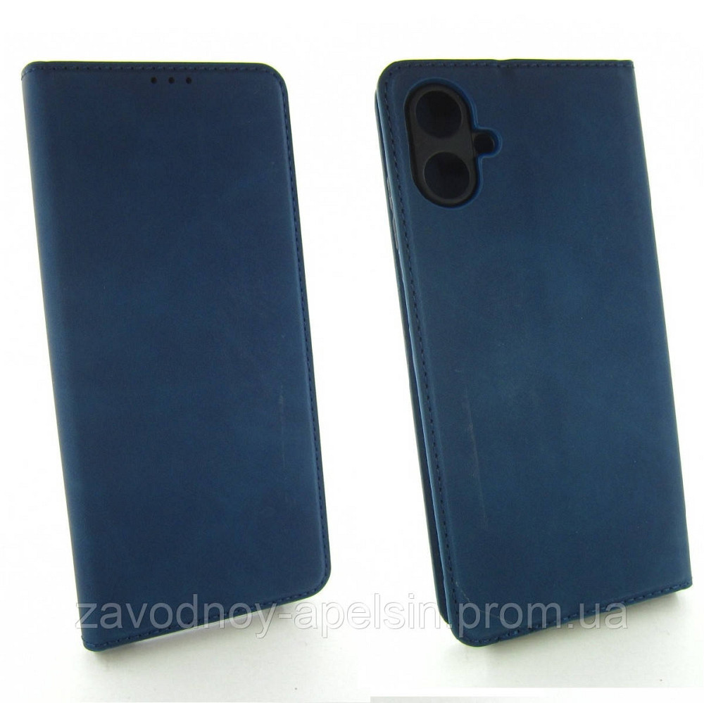Чехол книжка Samsung A06 A065 Защита камеры (синий) Одесса - изображение 1
