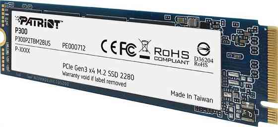 Накопичувач SSD 512GB Patriot P300 M.2 2280 PCIe 3.0 x4 NVMe TLC (P300P512GM28) M.2 2280 Харків