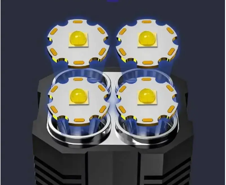 Ручной аккумуляторный фонарь BL-X509-4LED+COB с USB и боковым светом TORCH BL-X508 Киев - изображение 7