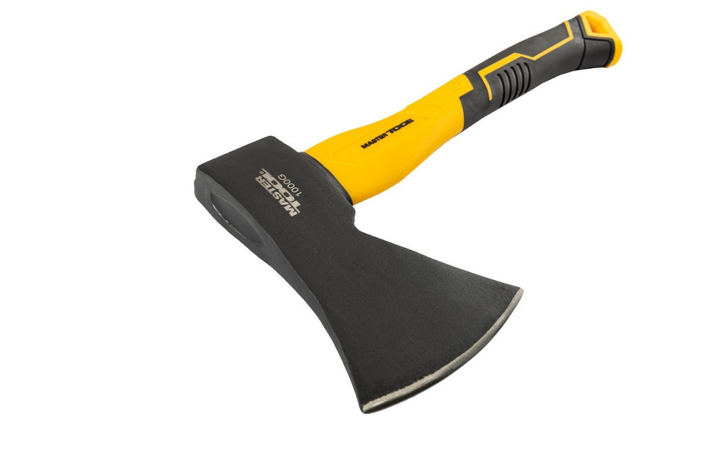 Топор MASTERTOOL 1000 г HRC50 фиберглассовая ручка 370 мм 05-0906 Ровно - изображение 3