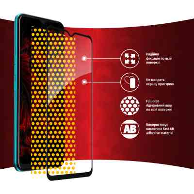 Скло захисне Intaleo Full Glue Tecno Spark 8 (1283126533099) Вінниця