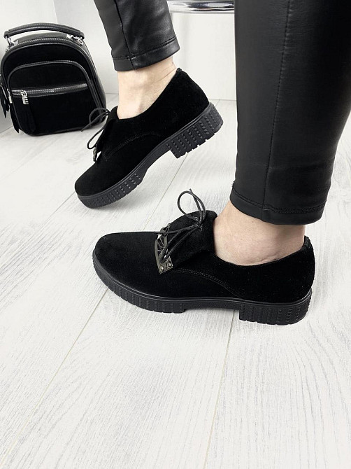 Olli Туфлі жіночі OLLI 1-2750 чорні (весна-осінь, замша натуральна) (3251) лише 37р. Коломыя - изображение 5