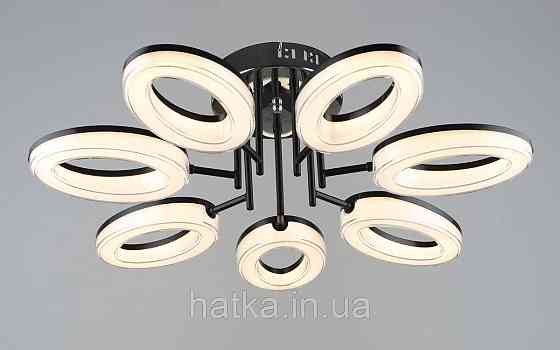 Люстра світлодіодна акрилова Sirius B YH1100/7 BK+CH Київ