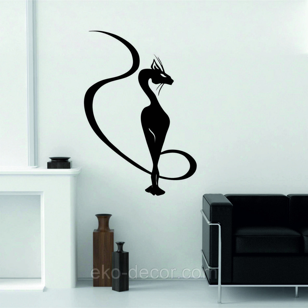 Декоративне настінне 3D Панно «Кіт» Декор на стіну з об'ємом Київ - фото 4