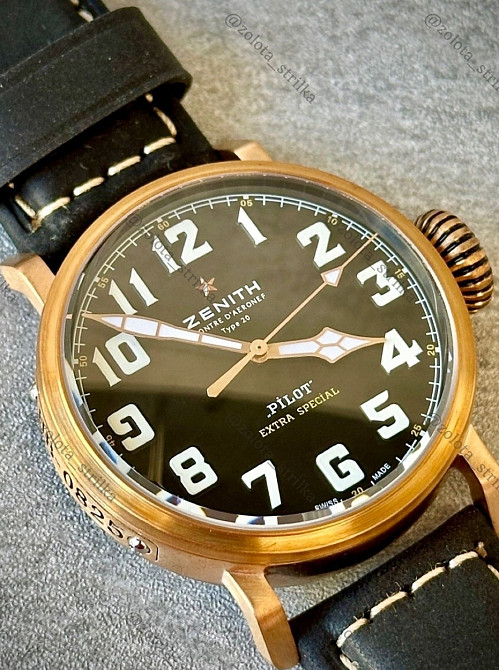Zenith Pilot Type 20 extra special. Мужские часы Зенит. Киев - изображение 8