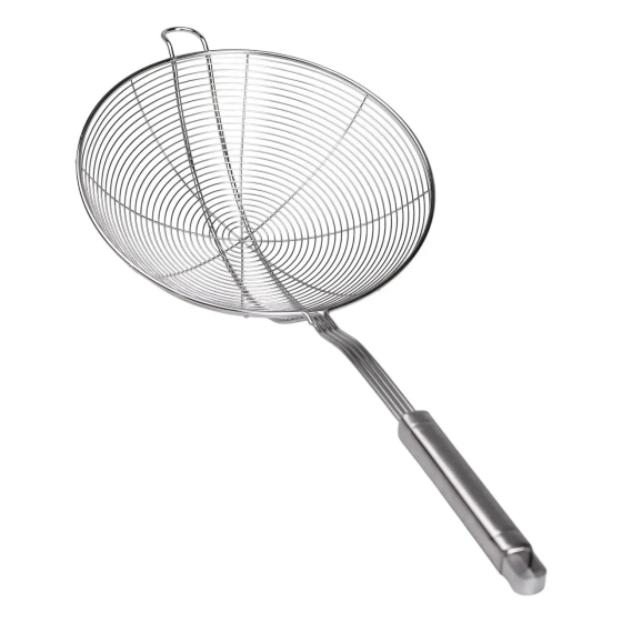 Шумівка з нержавіючої сталі з ручкою Ø 20 см для фритюру HP-19-16-20CM Коломыя