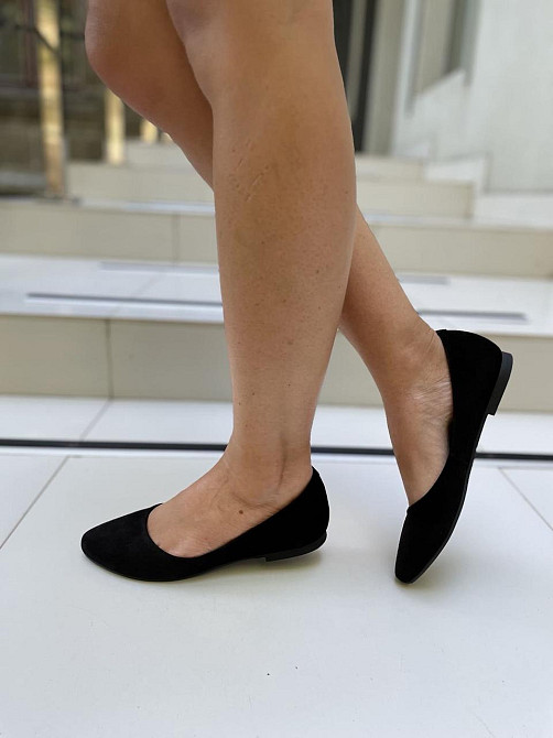 SEE SEVEN Балетки жіночі SEE SEVEN 17 чорні (весна-осінь, замша натуральна) (3840) лише 37р.38р Коломыя - изображение 7