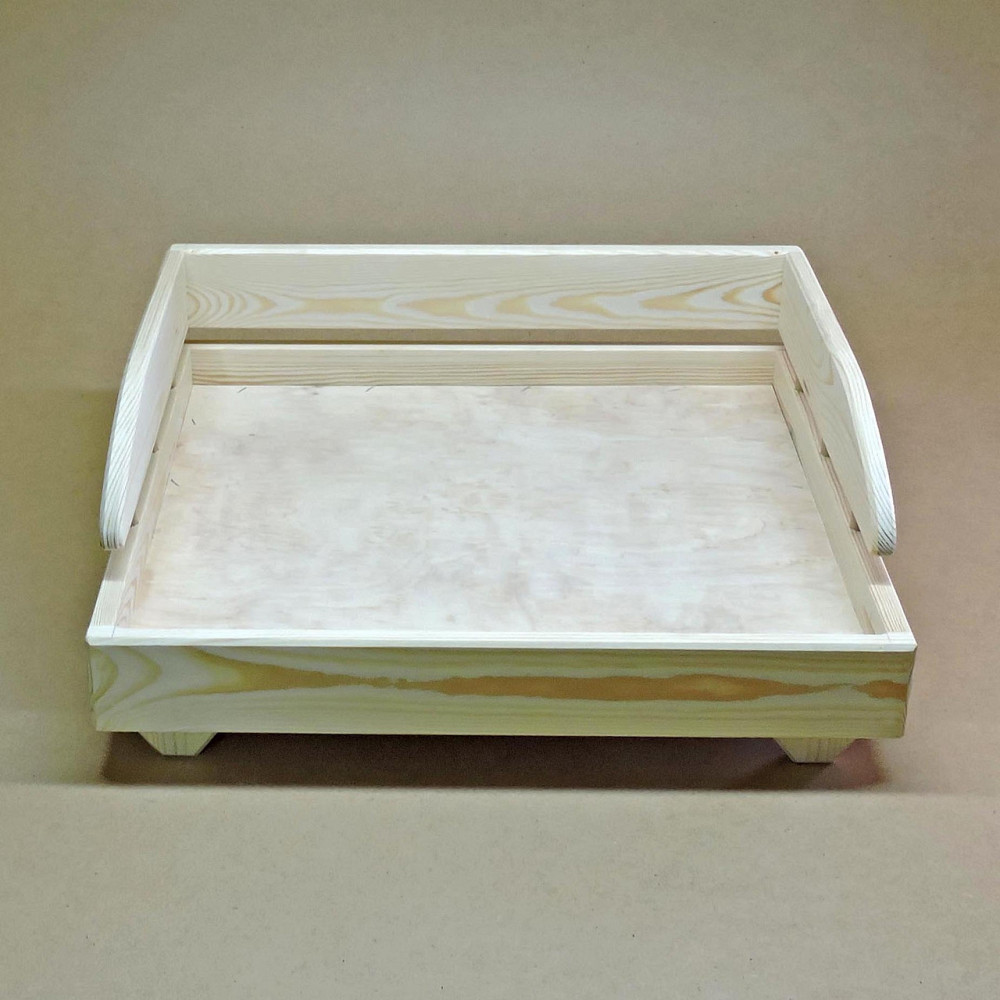 Лежак деревянный для собаки 