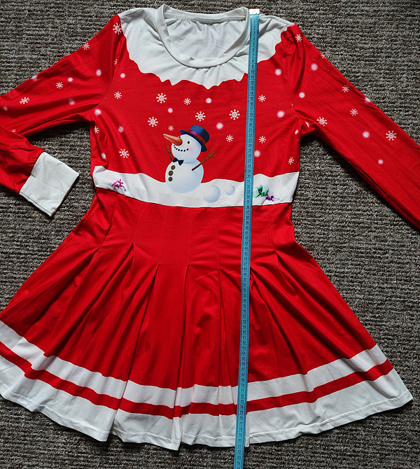 Сукня різдвяна зі сніговиком Смела - изображение 4