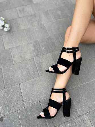 SANTINI Босоніжки жіночі SANTINI 259311-21 чорні (літо, замша натуральна) (3760) Коломыя