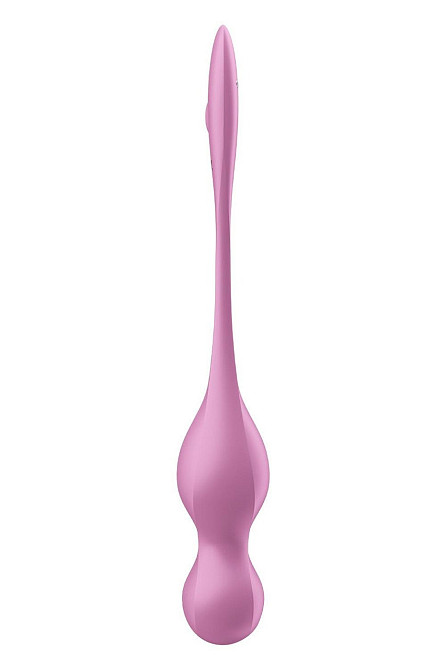 Смарт-шарики Кегеля Satisfyer Love Birds 1 с вибрацией, розовые Sex Aura Киев - изображение 4