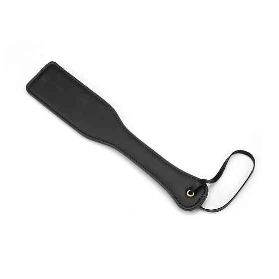 Паддл Liebe Seele Black Organosilicon Paddle, 32 см, экокожа Sex Aura Киев