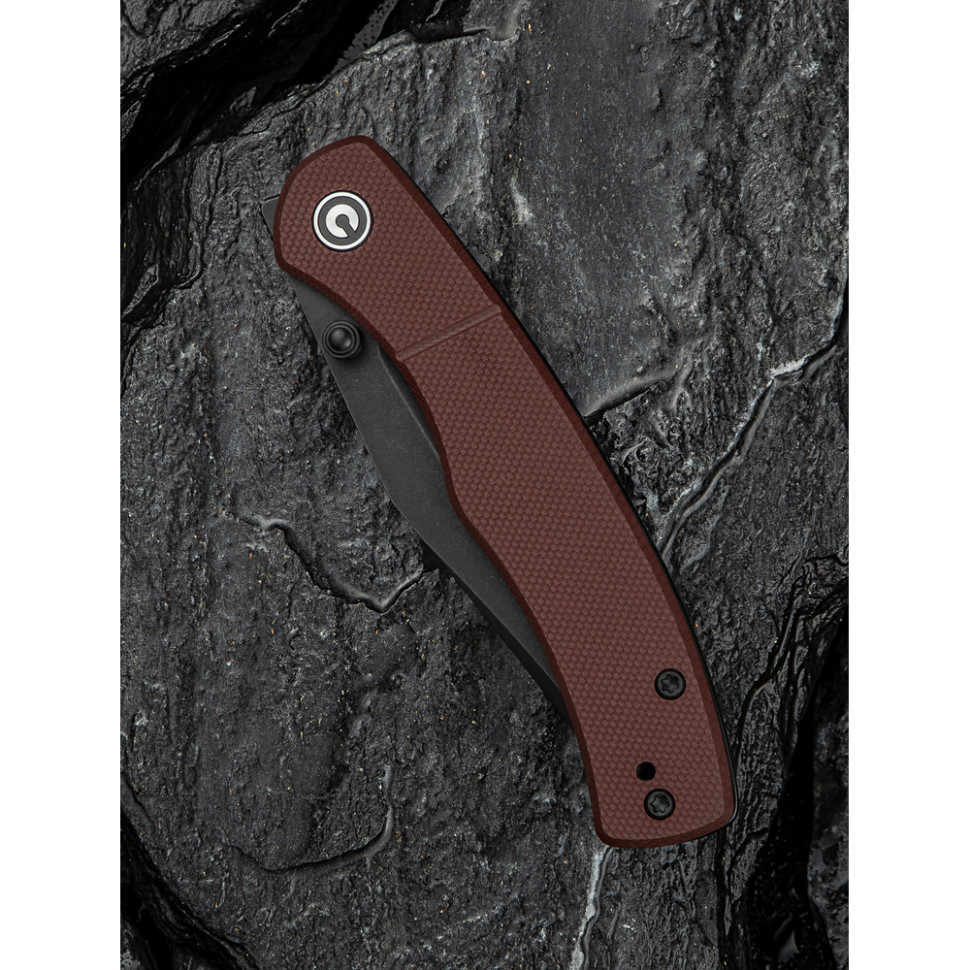 Ніж складаний кишеньковий Civivi Clingman, (7.6 см) Nitro-V / G10 темно-червоний Киев - изображение 13