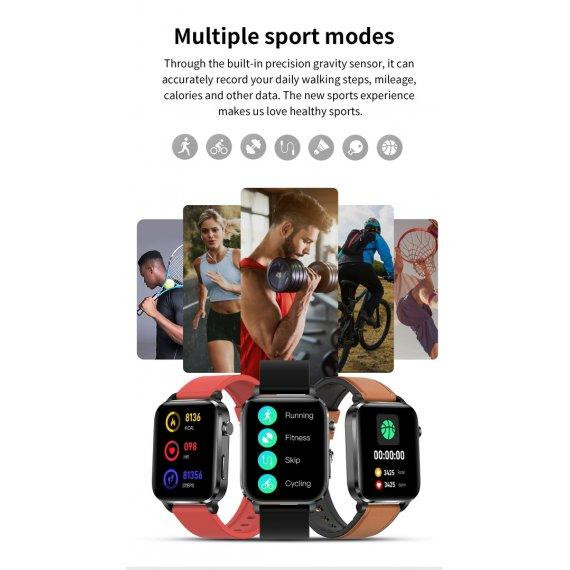 Умные наручные смарт часы Smart F100 (Black) Винница - изображение 8