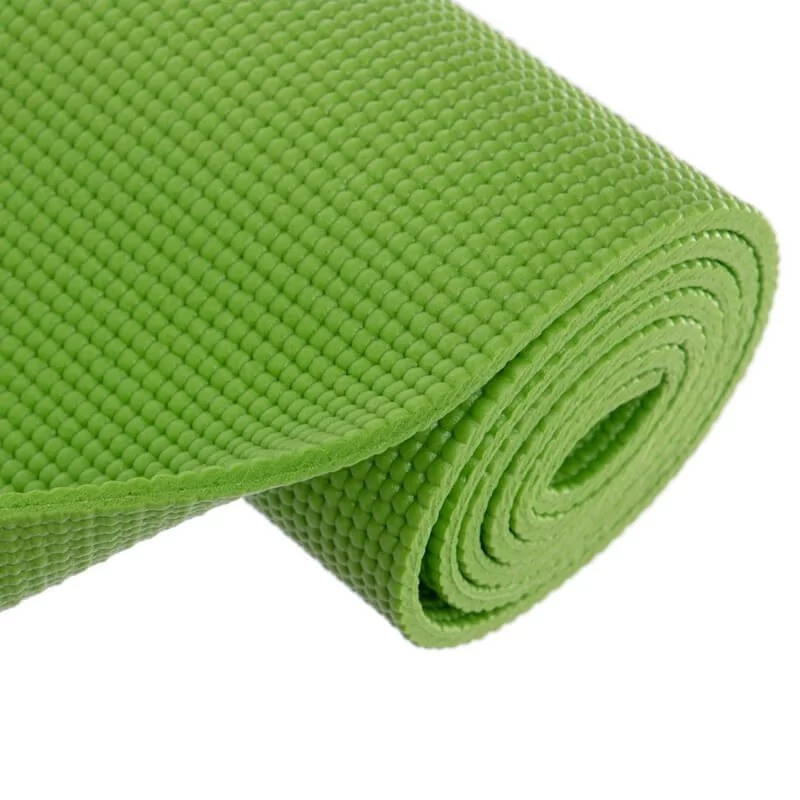 Килимок гімнастичний для йоги та фітнесу Power System PS-4014 PVC Fitness-Yoga Mat зелений, 173x61x0.6 см Київ - фото 5