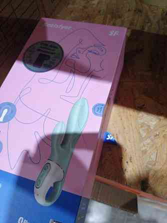 Смарт вібратор-кролик Satisfyer Air Pump Bunny 5+ (м'яте паковання!!!) Sex Aura Київ