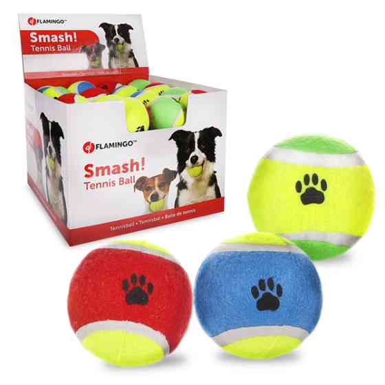 Flamingo Tennisball ФЛАМІНГО ТЕНІСНИЙ М’ЯЧ іграшка для собак Київ