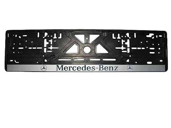 Рамка номерного знаку Mercedes-Benz пластик чорна 1шт Київ