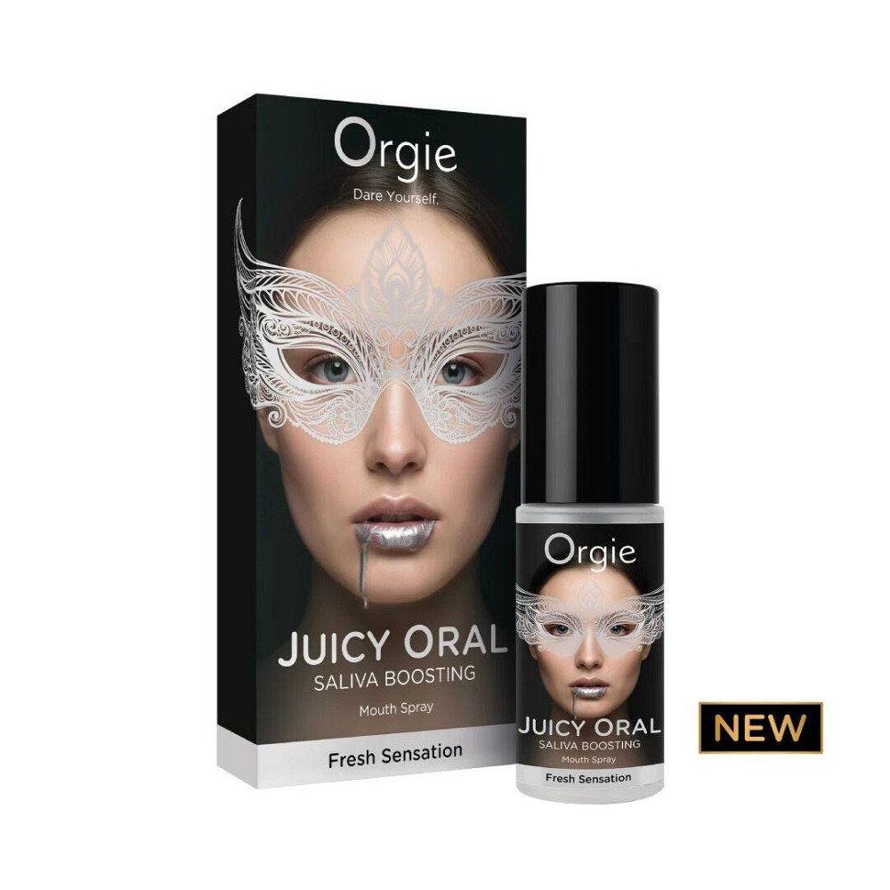 Оральный спрей Orgie – Juicy Oral для усиления слюноотделения 15 мл Sex Aura Киев - изображение 1