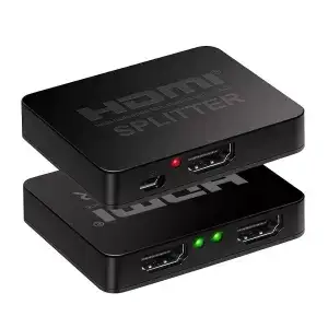 HDMI сплиттер PowerPlant 1x2, Full HD 1080P 30 Гц, HDMI 2.0, 3D, разветвитель на 2 экрана, Micro USB Киев