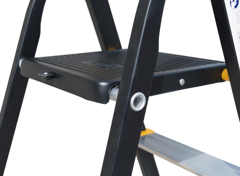 MASTERTOOL Драбина алюміній/сталь MASTERTOOL 4 ступені h=846 мм max 150 кг 79-1204 Коломия - фото 7