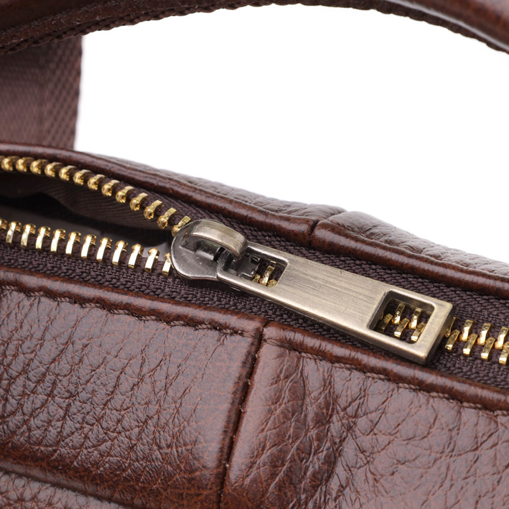 Портфель для чоловіків із натуральної шкіри Vintage 23040 Коричневий Київ - фото 6