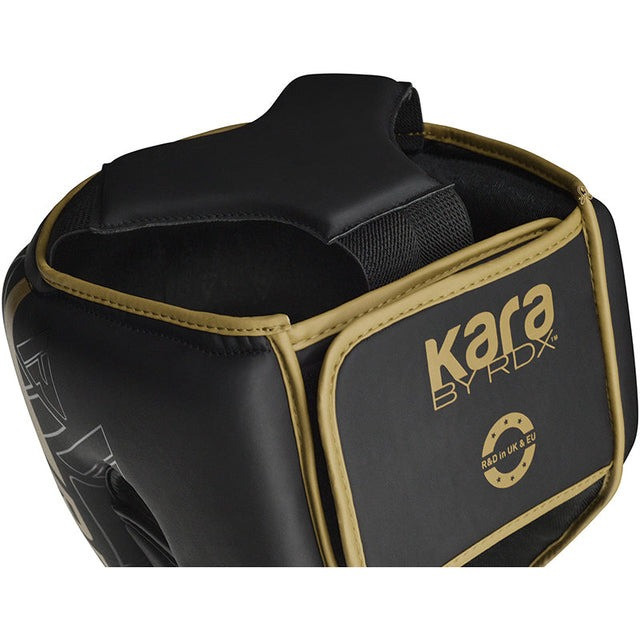 Боксерський шолом RDX F6 KARA Matte Golden L (капа у комплекті) Каменское - изображение 5