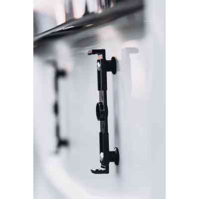 Рамка номерного знака Poputchik невидимки стандартні чорні, к-т 4шт (24-051-IS) Вінниця