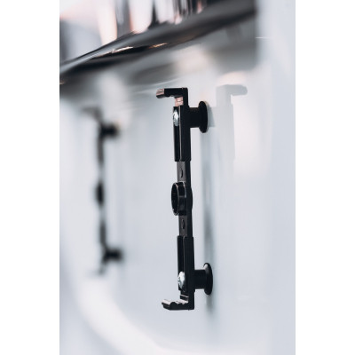 Рамка номерного знака Poputchik невидимки стандартні чорні, к-т 4шт (24-051-IS) Вінниця - фото 6