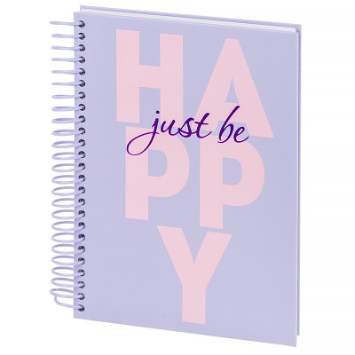 Блокнот Axent на спіралі А5 120 аркушів, клітинка, тверда обкладинка, Happy (8464-2-A) Вінниця - фото 2