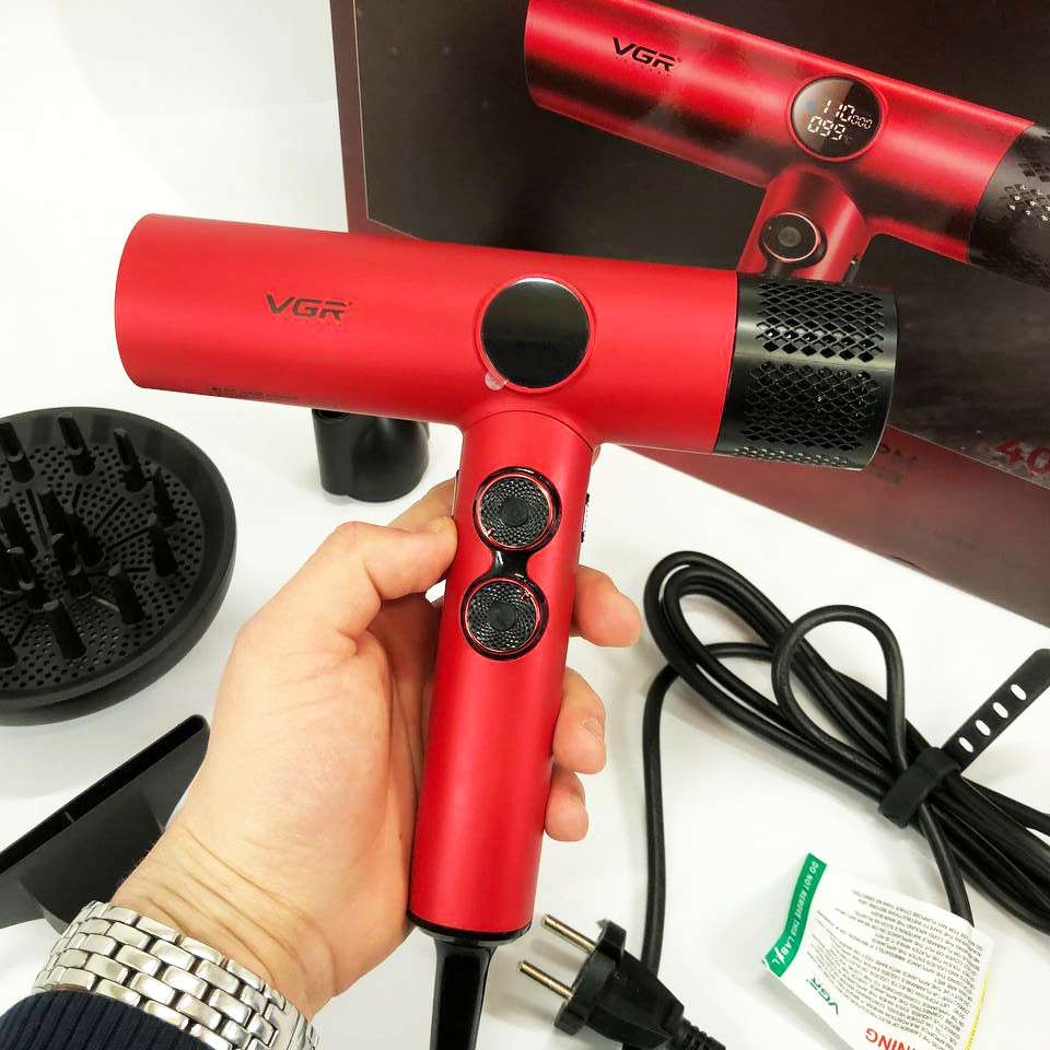 Фен для дому та подорожей, Фен з режимом регулювання температури для волосся з холодним обдуванням OG-63 Львів - фото 8