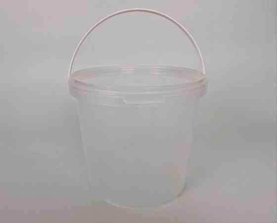 Ведро  с крышкой 5,5л. прозрачное (1 шт) Харьков