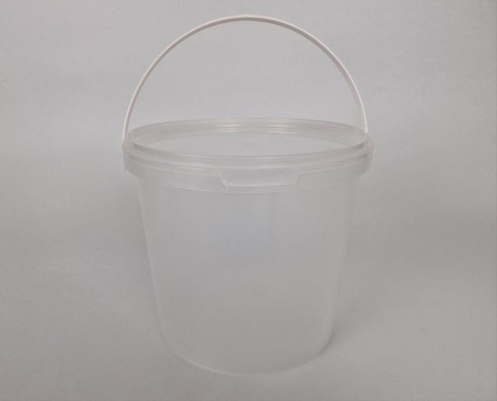 Ведро  с крышкой 5,5л. прозрачное (1 шт) Харьков - изображение 1
