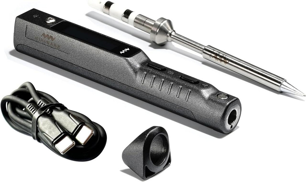 Портативный паяльник TS101 с сменным жалом 65Вт Киев - изображение 2