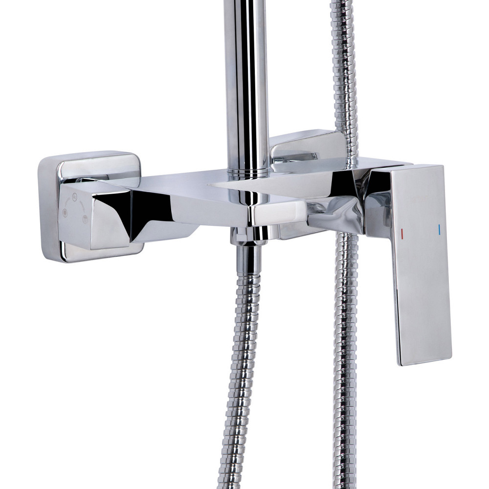 Душова система універсальна Qtap Gemini на три споживачі (з виливом) QTGEM111CRM45685 Chrome Київ - фото 3
