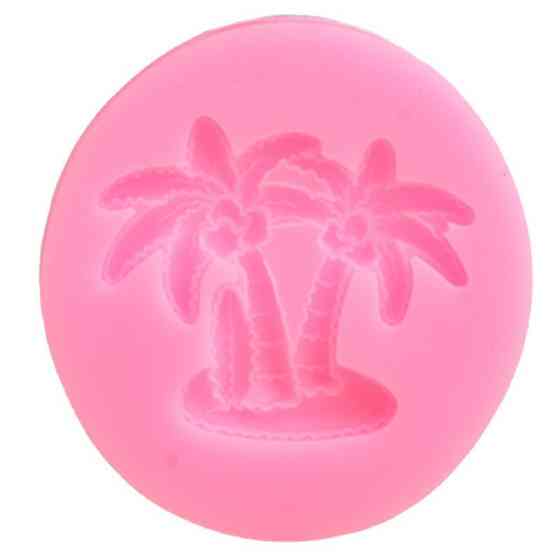 Молд силиконовый Пальмы 68 мм розовый Киев