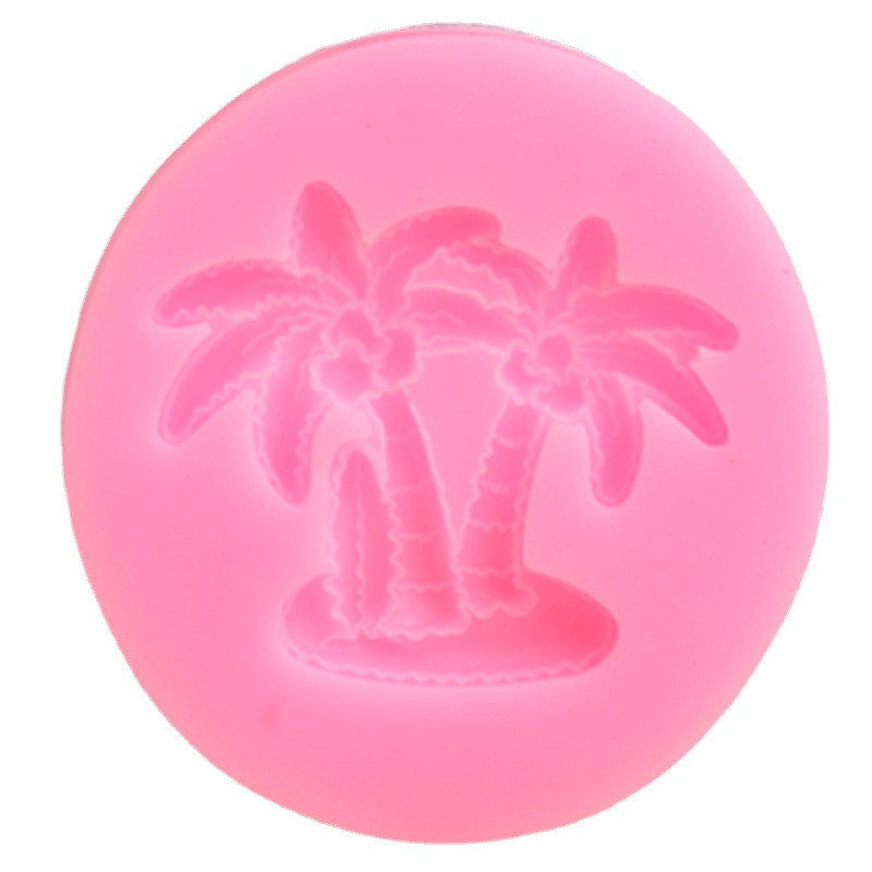 Молд силиконовый Пальмы 68 мм розовый Киев - изображение 5