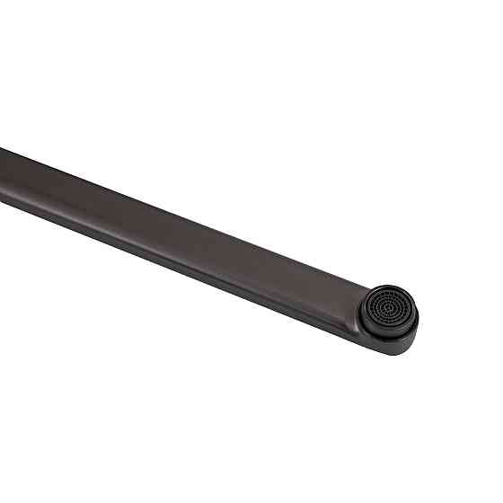 Змішувач для ванни Brinex Pure 005 з довгим поворотним виливом (з душовим гарнітуром) Graphite BRIPUR005GRP Київ