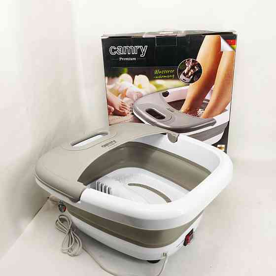 Массажная ванночка для ног Camry CR 2174 складной массажер для стоп с подогревом 500 Вт вибрационный массаж HA-59 Львов