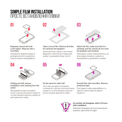 Плівка захисна Armorstandart Kit Clear + Anti-Blue Samsung A35 5G (A356) (ARM80687) Вінниця - фото 7