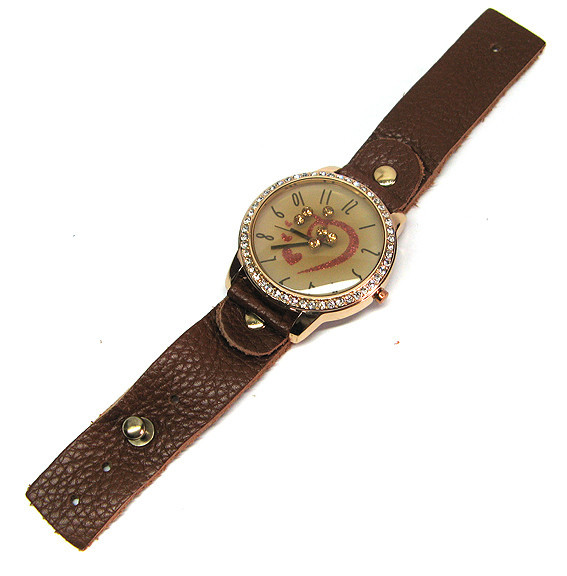 Годинники на руку жіночі кварцові зі шкіряним ремінцем Київ - фото 1