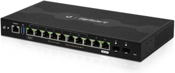 Маршрутизатор Ubiquiti EdgeRouter 12 10x10/100/1000Mb/s 2xSFP Киев