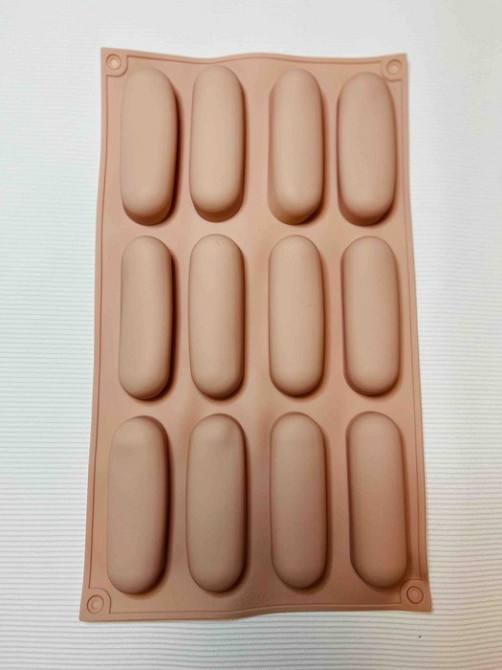 Силіконова форма 30×17 см на 12 осередків для печива Савоярді, антипригарна, підходить для духовки та морозилки Одеса - фото 1