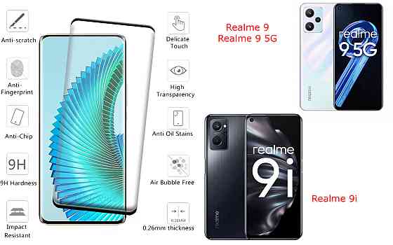 Захисне скло HyperGlass Pro для Realme 9, Realme 9i, Realme 9 5G – максимальна чутливість та захист Київ
