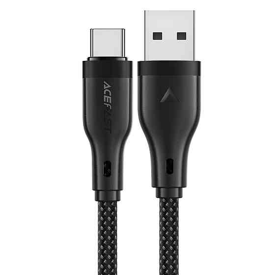 Кабель ACEFAST C8-04 USB-A to USB-C charging data cable Black (6974316282693) Киев